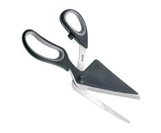 GEFU Forbici per pizza PEZZO, tagliapizza, con sollevatore, in acciaio inox, forbici da cucina