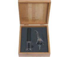 Dakota - Set da sommelier con 2 accessori da vino (cavatappi ad aria e versatore decantatore) 18022DK