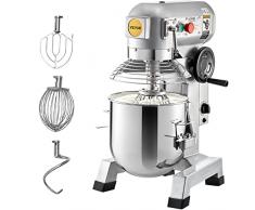 VEVOR Impastatrice Planetaria Velocità Regolabile 500W Ciotola Capienza di 17L/15QT, Impastatrice Elettrica da Cucina Commerciale Velocità 3 Modi 113/184/341 giri/min, Impastatrice 3 Ganci di Ricambio
