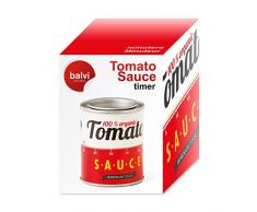 Balvi - Tomato Sauce Timer da Cucina con ingranaggio. Molto Decorativo, in plastica. Non impiega batterie.