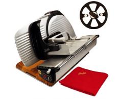 Berkel - Affettatrice Home Line 250 Plus in nero - Nuovo modello + 100% tagliere fatto a mano unico