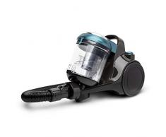 HKoenig STC56 - Aspirapolvere senza sacchetto Multiciclonico, ergonomico, classe energetica AAA, filtro HEPA12, silenzioso, potente, include spazzola, bocchetta piatta 2 in 1, spazzola per tappezzeria