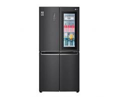 LG GMQ844MC5E Frigorifero Americano Multidoor Total No Frost con Congelatore, 530 L, Tecnologia InstaView, Door Cooling e Linear Cooling - Frigo Smart Multidoor con Wi-Fi e Display LED Esterno