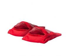 (2 pezzi) microonde patate fornello borsa- Potato Express Pouch, Perfect patate appena in 4 minuti.- Rosso