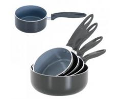 MSV 110322 - Pentola con Rivestimento in Ceramica, 14 cm, Colore: Nero/Grigio