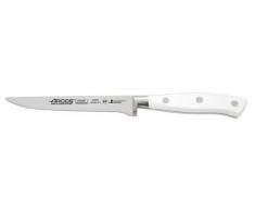 Arcos Serie Riviera Blanc - Coltello Disosso - Acciaio Inossidabile Forgiato Nitrum 130 mm - Manico Polioxymetilene (Pom) Colore Bianco
