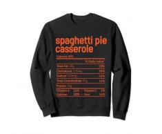 Spaghetti Pie Casseruola Fatti nutrizionali Ringraziamento Cibo Felpa