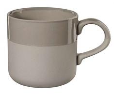 asa selection Nova - Tazza in gres, Confezione da 6, Colore: Grigio