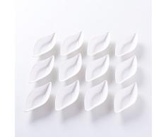 MALACASA, Serie Ramekin.Dish, 12 Pezzi Set Super Mini 4,75/ 12 * 6 * 2,2 cm Porcellana Ciotola da Dessert spuntino antipasto