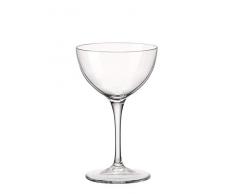 BORMIOLI ROCCO 1797724 Confezione 6 Calici Martini Novecento in Vetro, Cl 23.5