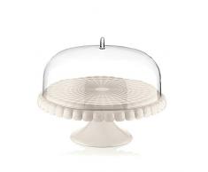 Guzzini 1994 Alzata per Torte con Campana, San, SMMA, Bianco