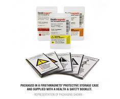 Magnet Expert Ltd - Calamite da lavagnetta per ufficio e frigorifero, 30 x 8 mm, assortite (Confezione da 12)