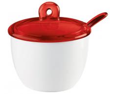 Guzzini Zuccheriera Gocce, Rosso Chiaro, 12.2 x 11.7 x h9.5 cm