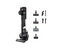 LG CordZero A9K-ULTRA1B Aspirapolvere Senza Fili Potente 200W, Autonomia 120 Minuti, con Wi-Fi, 4 Spazzole e 4 Accessori, Scopa Elettrica e Lavapavimenti con Tubo Telescopico e 2 Batterie Ricaricabili