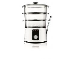 Philips Vaporiere Avance Collection HD9150/00 Vaporiera, con Infusore di Aromi, 3 Cestelli, Ricettario, Capacità 9 l