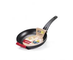 Moneta Gea Padella, 22 Cm, Alluminio 100% riciclato, per Ogni Piano Cottura Incluso lInduzione. Made in Italy.