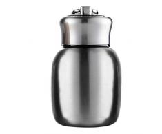 Simpatico thermos in acciaio inossidabile, piccolo, per acqua, caffè, tazza da viaggio, a prova di perdite, isolamento a doppia parete, 200 ml