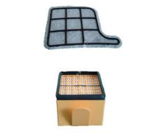 1 FILTRO EPA + 1 FILTRO MOTORE PER FOLLETTO VK 135 136 ASPIRAPOLVERE VORWERK ADATTABILI