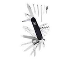Victorinox, Swiss Champ, coltellino svizzero (33 funzioni, pinza combinata, forbici, lente di ingrandimento) colore nero