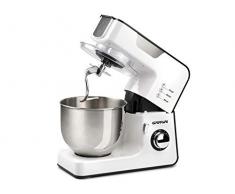 G3 Ferrari G20056 Impastatrice Planetaria Professionale PastaOk, 1300 W, 5.2 Litri, 8 Velocità , Bianco