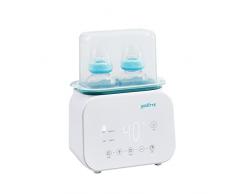 KOSTTE Scaldabiberon | 7 in 1 Scalda Biberon Neonato Veloce | LCD Digitale Scalda Biberon Neonato Casa e Viaggio | Scalda Latte Neonato Portatile | Bianco (9600)