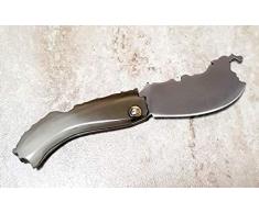 artigiano roberto monni Coltello Artigianale SARDO PATTADA Tascabile Manico in Corno Collezione Sardegna