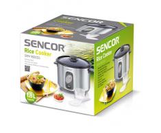 SENCOR SRM 1800SS Cuociriso, Acciaio Inossidabile, Argento