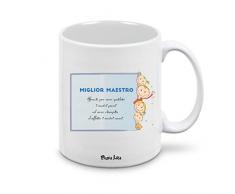 tazza mug scritta miglior maestro idea regalo bambini scuola alunni insegnante