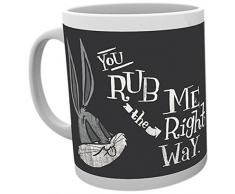 GB occhio "coniglio" Looney Tunes piede tazza / calice, colorato