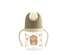 Lulabi Scimmietta, Tazza con Beccuccio Morbido, Primi Sorsi, 4+ mesi, 120 ml, Marrone