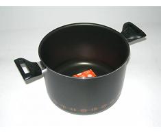 ALLUFLON Costanza Pentola 18cm, Alluminio Alimentare, Nero, 18 cm