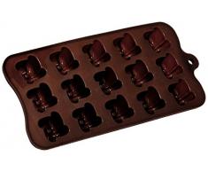 Stampo per 15 cioccolatini o ghiaccio in silicone nodi