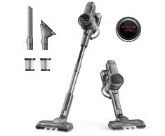 Kalado Aspirapolvere Senza Fili,26Kpa Scopa Elettrica Senza Fili Potente,40Min Batteria Staccabile, Display LED, 6 in 1 Strumento Multi-Accessori Per Pavimento/Tappeto/Peli Animali(Garanzia di 2 anni)