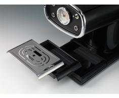 Ariete 1388 Caffè Retrò - Macchina per caffè espresso per polvere e cialda ESE, 15 bar, 850W, Dispositivo Maxi-Cappuccino, 1L, Nero