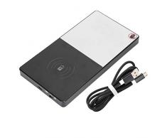 Scaldabicchieri elettrico 2 in 1, scaldatazze con caricabatterie wireless, scaldatazze da caffè multifunzione, scaldatazze intelligente USB, scaldatazze per riscaldare bevande al caffè, latte e tè