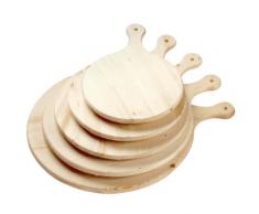 Panetta Casalinghi tagliere polenta legno abete, beige, 25 cm, Legno, Beige, 30 cm