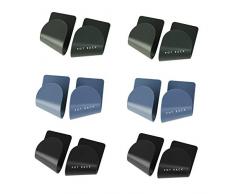 6 paia Coperchio per Pentola Supporto da Parete Pentola Copertura Rack Porta Coperchi Appendere per Organizzare Coperchi di Padelle in Acciaio Inossidabile per Pentole,da Parete,per la Casa,la Cucina