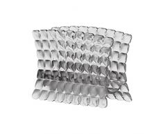 Guzzini Portatovaglioli Tiffany, Grigio Cielo, 15.2 x 7.6 x h11 cm