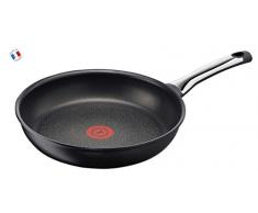 Tefal - Padella Talent Pro, in alluminio, colore: Nero, alluminio, nero, 28 cm