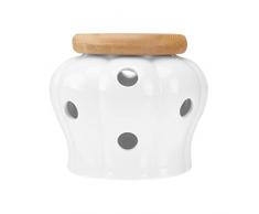 UPKOCH Contenitori Cucina Bianchi Piccolo Contenitore Di Stoccaggio Contenitori Con Coperchi Contenitore Per Patate Ceramica Contenitore Per Aglio Contenitore Per Aglio In Ceramica