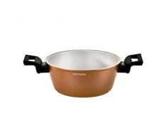 Salutella Casseruola Zerocolor Unica Pentola Antiaderente Della Salute Alluminio 20 Cm | Pentola Pasta Brevetto Italiano Zero Nichel, Pigmenti, Pfoa, Bpa