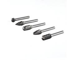 5Pz 6mm Troncatrici Filettatrici in Acciaio Inox Tungsteno Doppio Striscia in Bobina da 10mm per Tritacarne, Intaglio in Metallo, Lucidatura, Incisione, Foratura