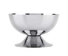 Coppette Gelato Coppe Gelato Ciotola in Acciaio Inossidabile Piatto da Portata per Insalata da Dessert 6,2×10,2×7,7 cm Coppette Dessert Bicchierini Finger Food