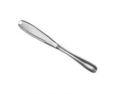 OurLeeme 2PCS Coltello spalmatore per burro in acciaio inox, 3 in 1 affettatrice per arricciacapelli Coltello per burro con bordo seghettato