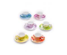 Tognana Set 6 Tazze Caffe con Piattino