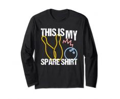 Divertente Bowling Bowler This Is My Camicia di ricambio Ciotola Pin Sport Maglia a Manica