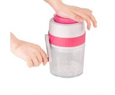 Bureze - Mini tritaghiaccio Manuale per Uso Domestico, per triturare Il Ghiaccio