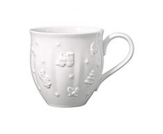 Villeroy & Boch - Toys Delight Royal Classic Tazza con manico, ampia tazza con motivo in rilievo, porcellana Premium, 0,5 l, bianca