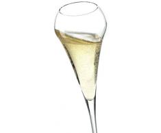 Chef & Sommelier Calici da Spumante Flauto Astuccio 4, 20 cl Modello Open Up