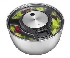 Gefu - Centrifuga per insalata Speed Wing 28160, per un’insalata perfettamente asciutta, ciotola in acciaio inossidabile